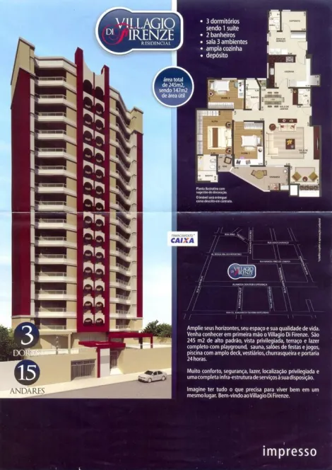 Jau Vila Santa Terezinha Apartamento Venda R$790.000,00 3 Dormitorios 2 Vagas 